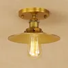 Taklampor vintage modern led industriell lampa retro svart järn plafond vardagsrum sovrum korridor e27 110v