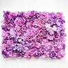 60x40 cm fiori artificiali decorazione di nozze decorazione di nozze fiore pannelli di seta rosa fiore viola romantico matrimonio sfondo deco