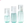 6PC Blue Empty Spray Bottles 30ml/60ml/100ml Plastic Mini Refillable Container Cosmetic Containers Liquid Bottlesgood qty