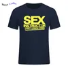 Sex istructor divertente creativo mens uomo maglietta novità manica corta o collo cotone t-shirt top tee plus size 210726