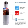 DIY Blank Sublimation 17oz cola bouteille à vide à vide sportif Bouteille d'eau en acier inoxydable Thermos de mur avec couvercle CG0015063416