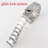 Watch Bands 20mm Oyster Jubilee Style Strap Watchband 904L Stainless Steel Bracelet Spare Parts Brushed Polished Glide Lock System261M