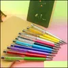 Schrijfbenodigdheden business industrial11 kleuren 14.5 cm diamant balpen kristal pennen briefpapier balpen kantoor school promotie cadeau ea