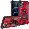 아이폰 13 12 Pro Max 11 XR XS 6 7 8 Plus S21 Ultra S20 Hybird Armor Case 용 마그네틱 Kiksstand 케이스