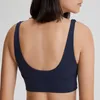 L029 Sports Bra Yoga Outfit Ushaped Viktlös mjuk andningsbar övre stödschocktäkter Sexiga underkläder Fitness Tank Top WOM5100001