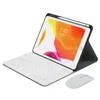 Det nya för iPad9 10.2 Bakgrundsbelyst BT Wireless Keyboard Case kommer med en avtagbar pennaplats