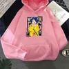Wonder Egg Priority Anime Felpe con cappuccio Donna Coreano Top Felpa oversize Estetica Kawaii Vestiti Manica lunga Carino Streetwear Ai 210826