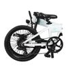 20-tums däck moped elektrisk cykel 250W Motor Max 25km / h 10.4Ah Batteri upp till 80km vit