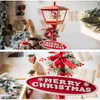 Christmas Electric Snow Music Street Lights Iron Decoration Metal Emitting Xmas Outdoor Ornaments 211105279J9560949