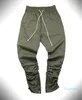 2021 -Khaki / nero / verde coreano hip hop flash pantaloni con cerniere collegamento in fabbrica mens uomo abbigliamento urbano pantaloni da jogging