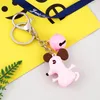 Party Favor Creative cute personality key pendant cartoon keychain bag accessories men and women car ring Individually packaged