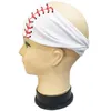 NEWBaseball Sports Headband Women Men Softball Football Team Hair Bands Sweat Headbands Yoga Fitness Scarf Sport Towel WLL1197