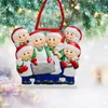 크리스마스 장식 맞춤 가족 눈사람 장식 Xmas Tree Bauble Home Party Year Noel Ornamentfamily Holiday