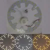 천장 조명 10.82in 24W 96 LED 5730 SMD 3 개의 밝은 색상 LED 알루미늄 PCB 라운드 보드 패널