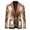 Luxe Party Prestaties Gastheer Mannen Pak Fit Slanke Bling Pailletten Designer Jas Op Voorraad Herenpakken Blazers317T