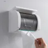 Toalettpapperhållare Vattentät Roll Dispenser Ej slip Lagringsbord Vävnadsbox Portable Badrum Tillbehör 210423