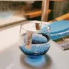 Tasses en verre de cristal, tasse à whisky S, étoile de huit mille générations, Toyo Sasaki, japonais Sake261D