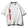 Mäns Bomull Mode T-shirt Mens Sommar Rolig Tshirts 5XL Casual Letter T Shirt Man Stora Hip Hopops Tees Streetwear H1218