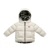 Meninas bebê jaquetas de algodão com capuz impermeável crianças casacos inverno meninos casaco quente criança menino zíper Outerwear 211027