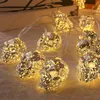 2,5 m 20led Halloween Ghost Skeletons Led Light String Festival Bar Home Party Decor Halloweenday Ornament D2.0