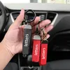 Chaveiros Lanyards 2021 Feminino Chaveiros Mans Moda Cadeia Letras Padrão Car Keyring Car Mochila Escola Decore Bolsa Charme Acessórios 3 Estilos