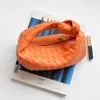 Akşam Çanta Çantalar ve Çanta Lüks Tasarımcı 2021 Dokuma Düğümlü Deri Çanta Koltukaltı Çanta