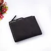 Men's Leather PU Wallet Fashion and Simplicity Bifold Short Zipper Wallets Coin Pouch