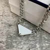 Colliers avec pendentif de luxe rétro pour hommes et femmes, collier avec lettres en argent, personnalité simple, bijoux cadeaux de haute qualité, 2021