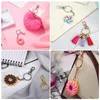 Keychains 98 Pieces Color Swivel Buckle Set 49 Lobster Claw Clasps Key Rings Metal Lanyard Keychain Hooks Smal22