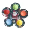 Christmas gifts Dimple Push Bubble Board Toys Xmas Fidgets Leaf Fidget Squeeze toy Finger Play Game Anti Stress Spinner
