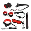 NXY Vuxna leksaker BDSM Bondage Set Restraints Games Sex Shop Toy för par Kvinna Produkter Erotiska Sexleksaker Masturbator Handcuff Vibrator 1201