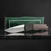 Coltello pieghevole tattico automatico prezzo di fabbrica 154CM Lama in acciaio satinato Alluminio aeronautico + manico in fibra di carbonio Coltelli tascabili EDC