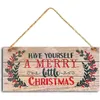 Cartello da appendere alla porta di Natale e Capodanno. Ornamento per l'albero di Natale in legno. Decorazioni per la casa. Forniture per feste via mare