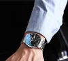 POEDAGAR Brand Atmosphere Quartz cwp Orologio da uomo Funzione luminosa Data Finestra Orologi Business Elegante uomo da polso all'ingrosso