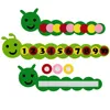 Funny Number Caterpillar Kids Arts and Crafts Toy voor Kinderen Kleuterschool Leshulp Handleiding DIY Weave Doek Educatief Speelgoed