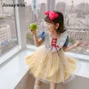 2021 Neue Sommer Kinderkleid Für Mädchen Baby Lolita Mädchen Kawaii Nette Hochzeitskleid Mädchen Ballkleid Party Prinzessin Kleid Vestidos G1129