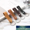 Vintage Brown Cow Leather KeyChain for Women Men Creative Simple Design Cowhide Car Keyring Bag Key Chains Gifts Smycken B092 Factory Price Expert Design Kvalitet