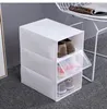 Duże Przezroczyste Box Box Storage Shoet Rack Stand Rack Stackable Cabinet S Orientiens 210609