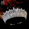 아스노라 크라운 여성용 헤어 액세서리 Tiaras 및 크라운 신부 결혼식 크라운 크리스탈 머리띠 웨딩 드레스 액세서리 X0625