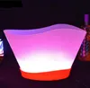 12L LED充電式アイスバケツ色変更ワインウィスキークーラーボート型シャンパンビールホルダーバーナイトパーティーDecor7A