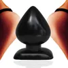 co 18 Huge Anal Plug Spades Soft Sillicone Dildo Butt Massage Stimulator G-Spot Adult Flirting Goods For Couples 210618289t