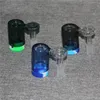 Narguilés 14mm 18mm Récupération Catchers Adaptateur Verre Cendrier Percolateur pour Bong Tuyaux D'eau 5ml Récipients En Silicone Brûleur À Huile