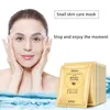 Ansiktsmaskmaskerskalar Hydrating Snail Essence fuktgivande kollagen krymper porerar anti-aging hudvård mascarilla svart ansikte 50 datorer mycket superkvalitet