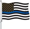 Bandeira NewAmerican 90cmx150cm Diretor de Implementação da Lei Segunda Alteração Conta dos EUA Polícia By Blue Line Betsy Ross Bandeiras Zze7864