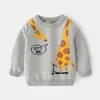 Enfants pull garçons Noël 2021 Nouveau automne en coton tops bébé vêtements caricatures pull en tricot pour garçons vêtements pour enfants y1024