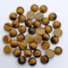 14mm pietra naturale rotonda cabochon perline sfuse quarzo rosa pietre turchesi patch faccia per guarigione Reiki ornamenti di cristallo collana anello orecchino creazione di gioielli