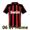 1998 AC Retro Kaka Koszulki piłkarskie 00 01 02 03 04 05 06 07 Gattuso Gullit van Basten Baresi Ronaldo 93 94 95 96 Rivaldo Weah Football Shirt Mundur Mundur