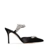 Sandals femmes habille chaussures pompe sands sandales strass hauts talons lurum cristal-mmules en saties sexy