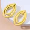 Заявление Candy Color Нерегулярные металлические распылительные серьги для женщин Золотые серьги серьги-гвоздики Ювелирные изделия