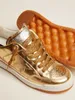 Italy Brand Shoe Baskets Golden Sneakers Sequin Classic White Do-old Dirty Designer Super star Man Women Casual Shoes